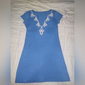 Lilly Pulitzer Light Blue short sleeve dress